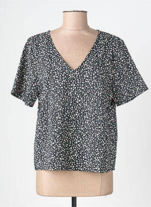 Tricou croială dreaptă negru JACQUELINE DE YONG femeie