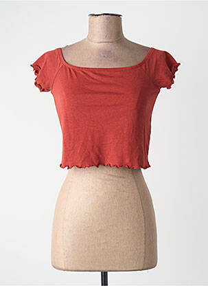 Tricou mâneci scurte mâneci scurte maro VERO MODA femeie
