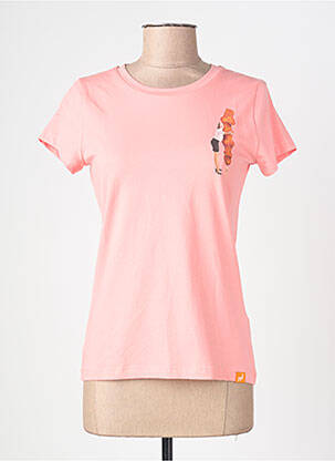 Tricou roz MORA femeie