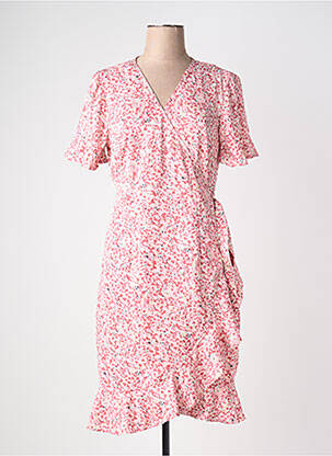 Rochie scurtă mâneci scurte mâneci scurte roz ONLY femeie