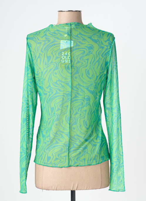 Tricou verde 24 COLOURS femme
