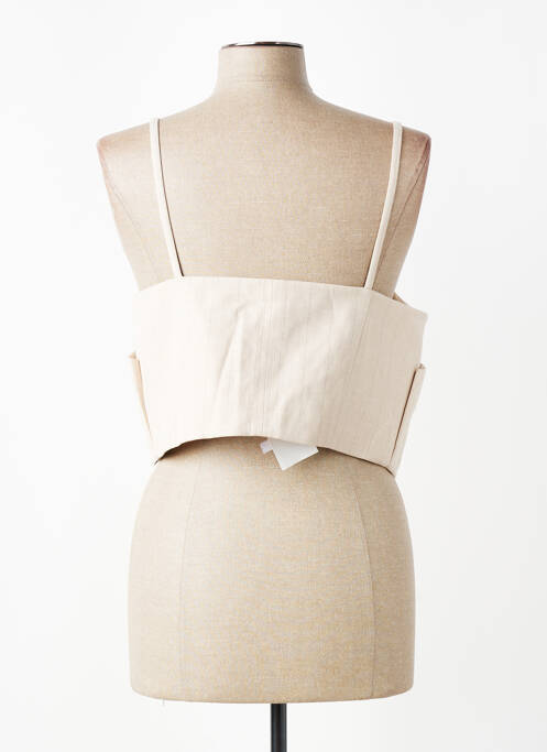 Top bej MANGO femme