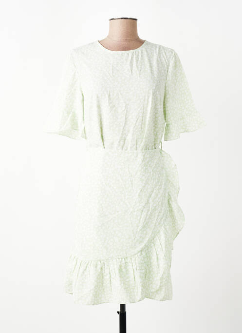 Rochie scurtă guler rotund verde VERO MODA femme