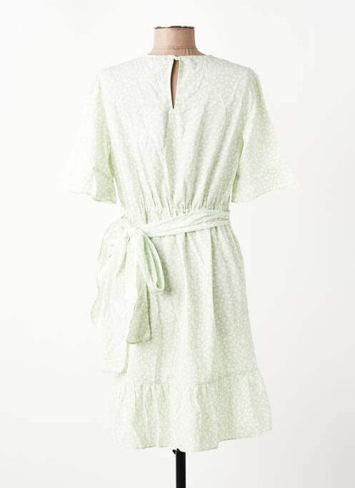 Rochie scurtă guler rotund verde VERO MODA femme