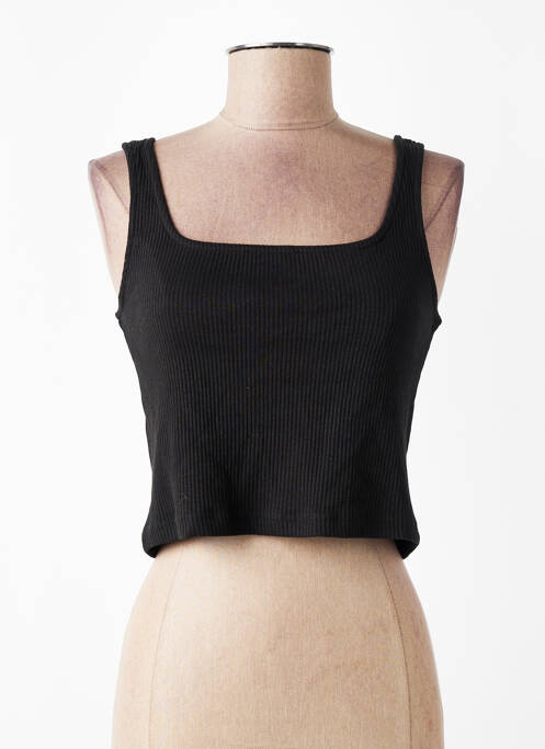 Top guler pătrat fără mâneci negru PIECES femme
