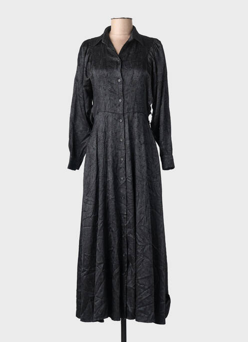 Rochie lungă negru ASTRID BLACK LABEL femme