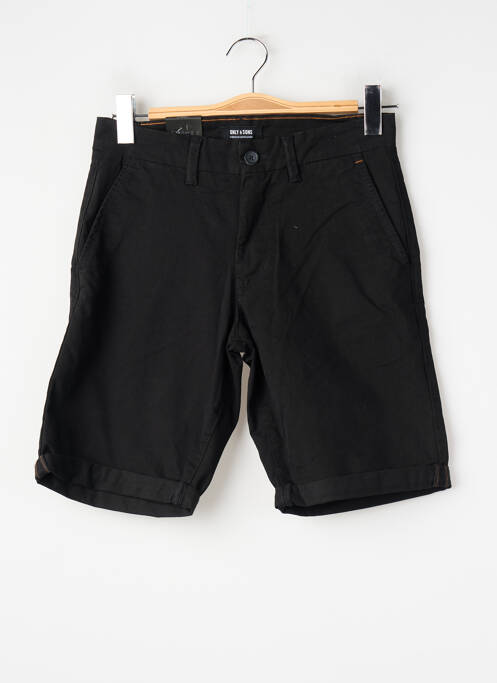 Șort croială dreaptă negru ONLY&SONS homme