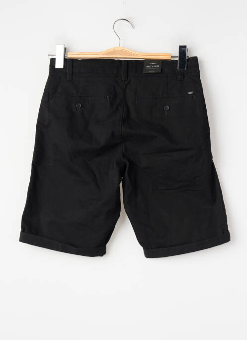 Șort croială dreaptă negru ONLY&SONS homme