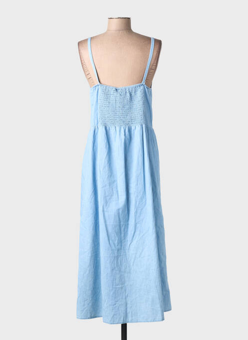 Rochie scurtă guler în v albastru VILA femme