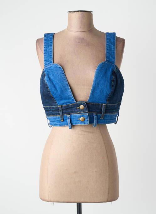 Top scurt albastru YOUNG DESIGNERS femme