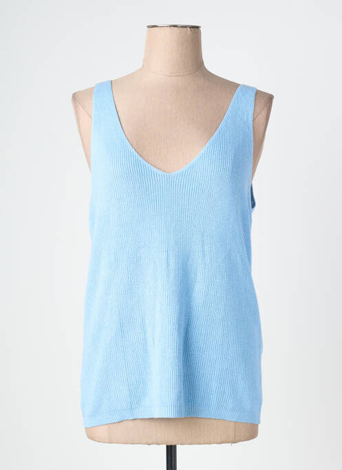 Maiou fără mâneci fără mâneci albastru VERO MODA femme
