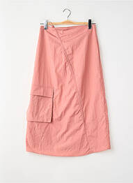 Fustă midi roz NEON & NYLON femme