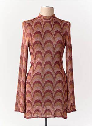 Rochie scurtă roz MANGO femeie