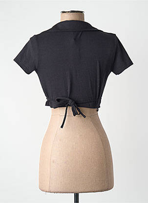 Top scurt negru TALLY WEIJL femeie
