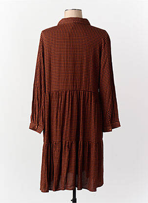 Rochie scurtă maro JACQUELINE DE YONG femeie