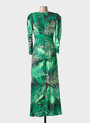 Rochie lungă verde ASTRID BLACK LABEL femeie