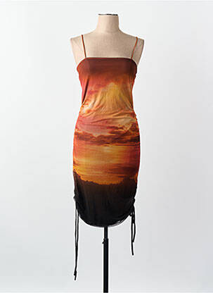 Rochie scurtă portocalie TALLY WEIJL femeie