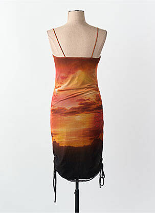 Rochie scurtă portocalie TALLY WEIJL femeie