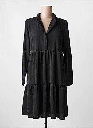 Rochie midi mâneci lungi mâneci lungi negru JACQUELINE DE YONG femeie