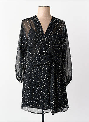 Rochie midi negru MANGO femeie