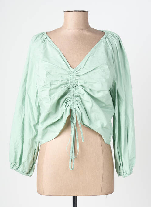 Top verde MANGO femme