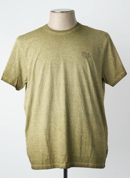 Tricou verde PETROL INDUSTRIES homme