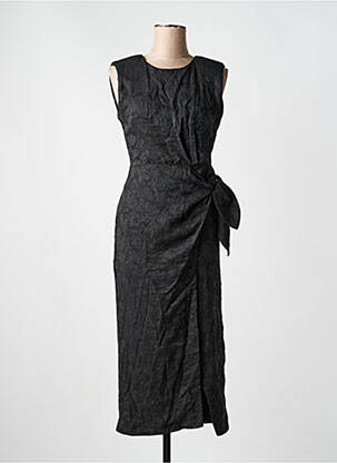 Rochie midi negru ASTRID BLACK LABEL femeie