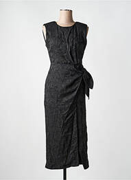 Rochie midi negru ASTRID BLACK LABEL femme