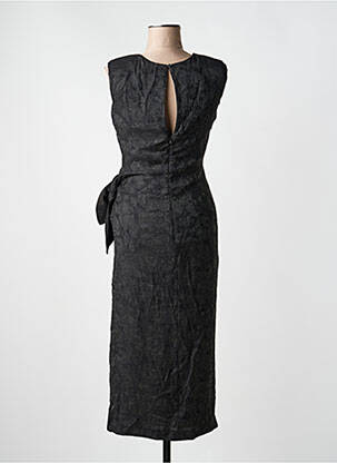 Rochie midi negru ASTRID BLACK LABEL femeie