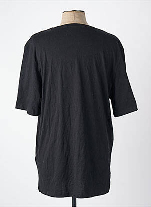 Tricou guler rotund negru JACK & JONES bărbat