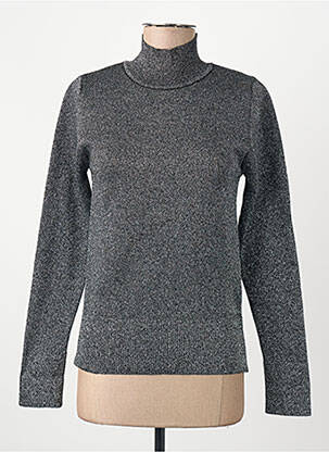 Pulover cu guler înalt argintiu ASTRID BLACK LABEL femeie