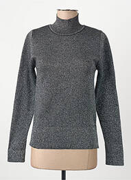 Pulover cu guler înalt argintiu ASTRID BLACK LABEL femeie