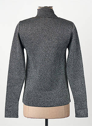 Pulover cu guler înalt argintiu ASTRID BLACK LABEL femeie