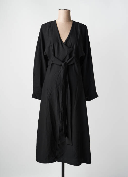 Rochie lungă negru ASTRID BLACK LABEL femme
