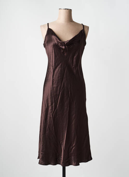 Rochie scurtă maro NOOR BY NORA GHARIB femme