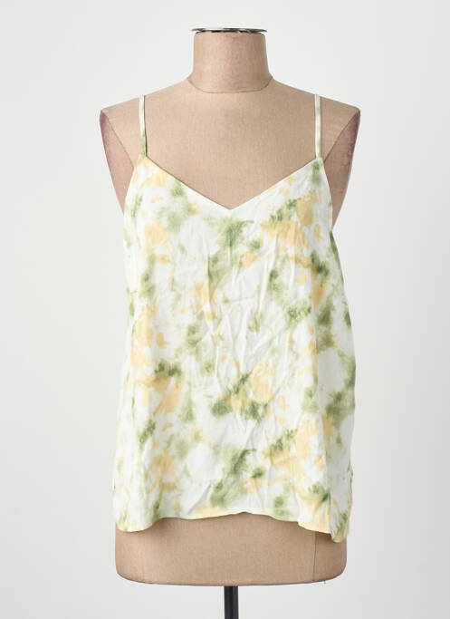 Top guler în v verde VILA femme