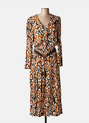 Rochie lungă maro LA PETITE FRANCAISE femeie