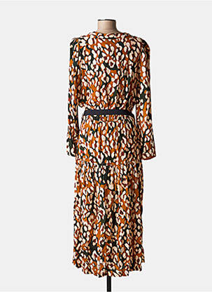 Rochie lungă maro LA PETITE FRANCAISE femeie