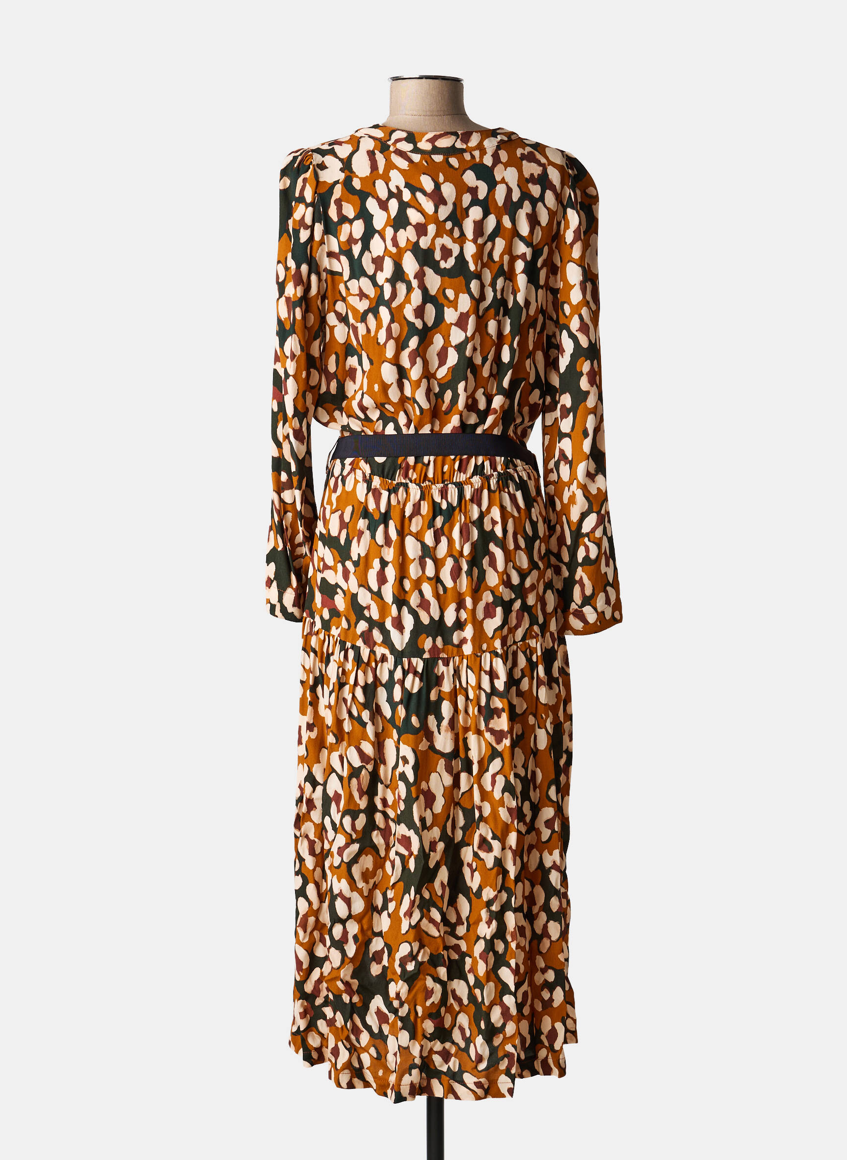 Rochie lungă maro LA PETITE FRANCAISE femeie