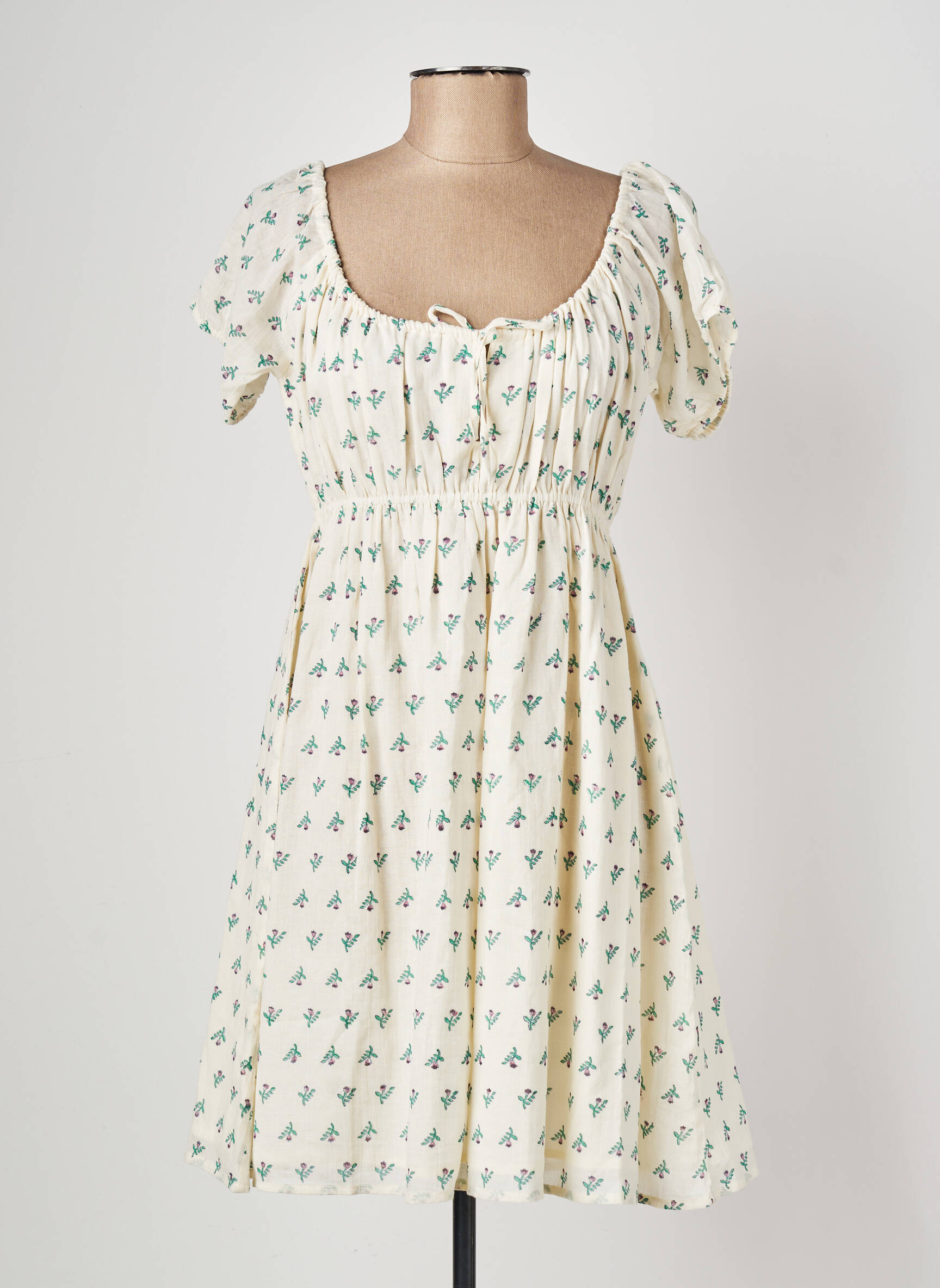 Rochie scurtă bej EMILE ET IDA femeie
