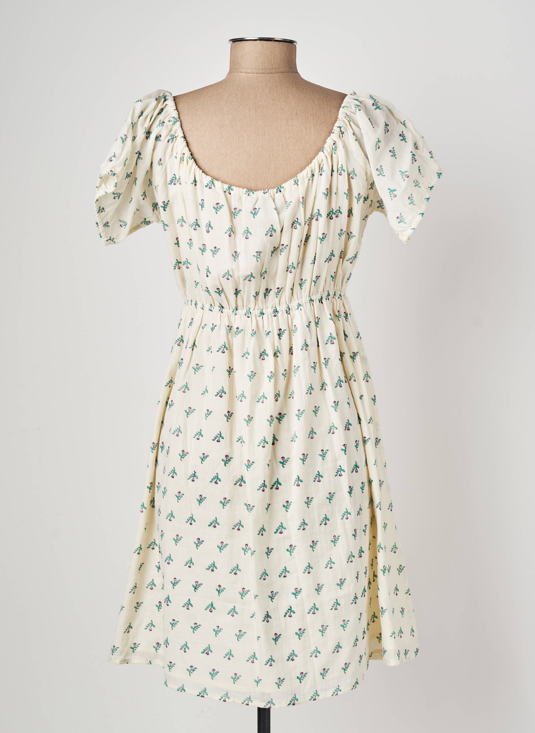 Rochie scurtă bej EMILE ET IDA femeie