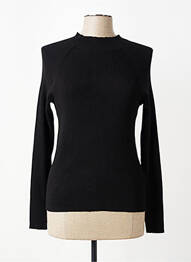Pulover cu guler înalt negru ONLY femme