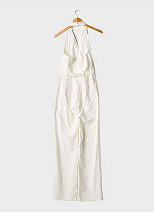 Salopetă-pantalon alb MANGO femeie