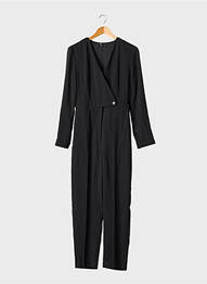 Salopetă-pantalon negru MANGO femeie