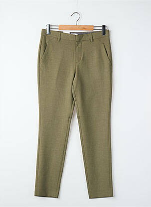 Pantalon drept verde PLAIN bărbat