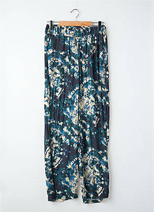 Pantalon larg verde MANGO femme