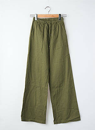 Pantalon larg verde SUBDUED femeie