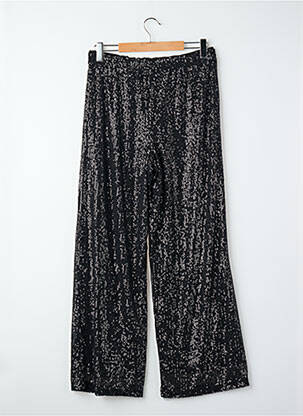 Pantalon larg negru VILA femeie