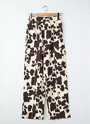 Pantalon drept maro ASTRID BLACK LABEL femeie