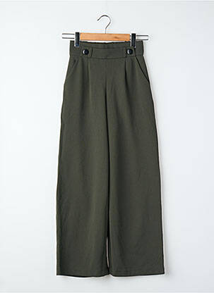 Pantalon drept verde JACQUELINE DE YONG femeie